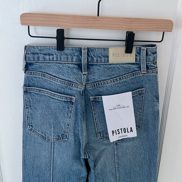 Pistola Lana High Rose Ultra Wide Jeans - Cannes in Sz 25 - Picture 4 of 6